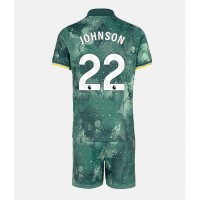 Camiseta Tottenham Hotspur Brennan Johnson #22 Tercera Equipación Replica 2024-25 para niños mangas cortas (+ Pantalones cortos)